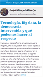Mobile Screenshot of jmalarcon.es